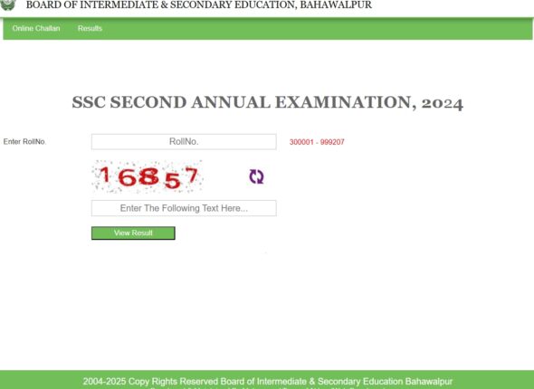 Result Announced of BISE Bahawalpur Annual Examinations 2025 Check Now