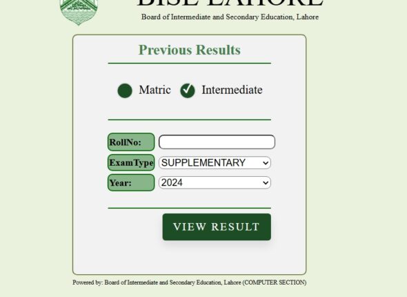 Result Announced of BISE Lahore Annual Examinations 2025 Check Now
