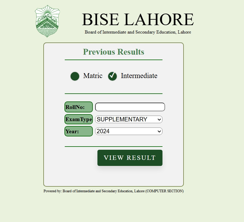 Result Announced of BISE Lahore Annual Examinations 2025 Check Now