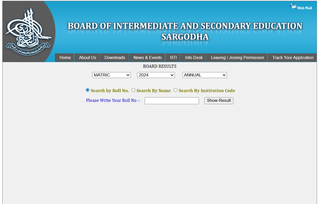 Result Announced of BISE Sargodha Annual Examinations 2025 Check Now