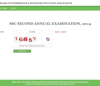 Result Announced of BISE Bahawalpur Annual Examinations 2025 Check Now