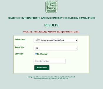 Result Announced of BISE Rawalpindi Annual Examinations 2025 Check Now
